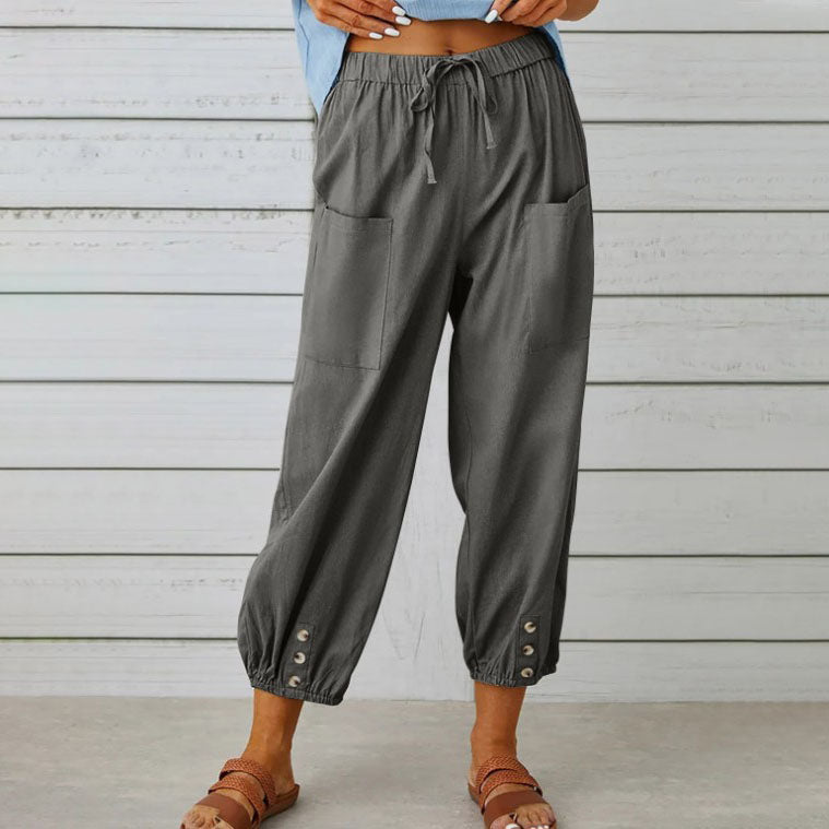 Victoria | Elegant Lightweight Trousers - ginlerie 6