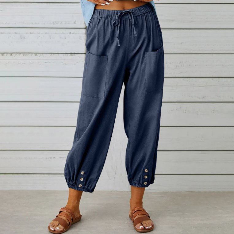 Victoria | Elegant Lightweight Trousers - ginlerie 8