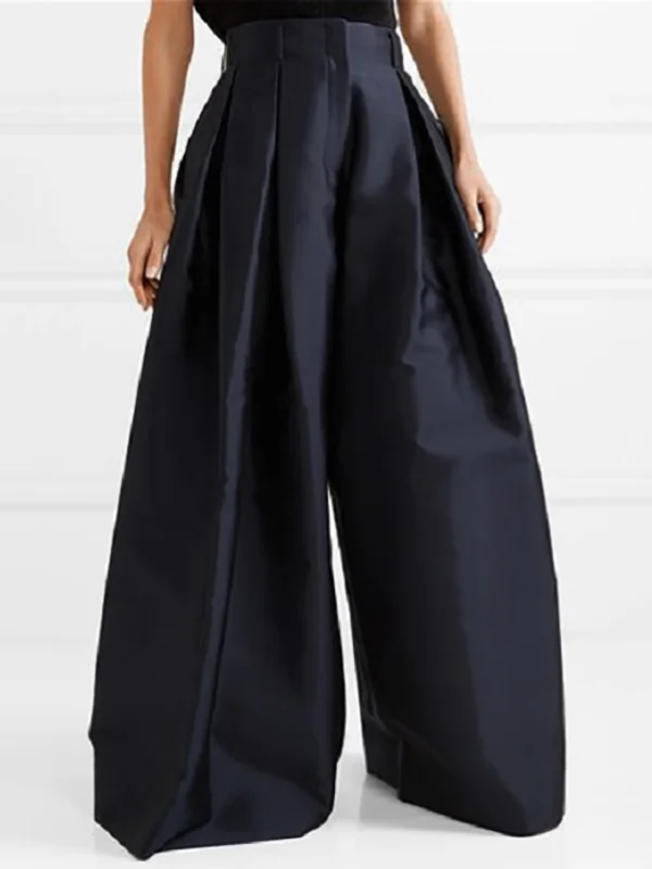 Victoria | High-Waisted Pleated Trousers - ginlerie 1