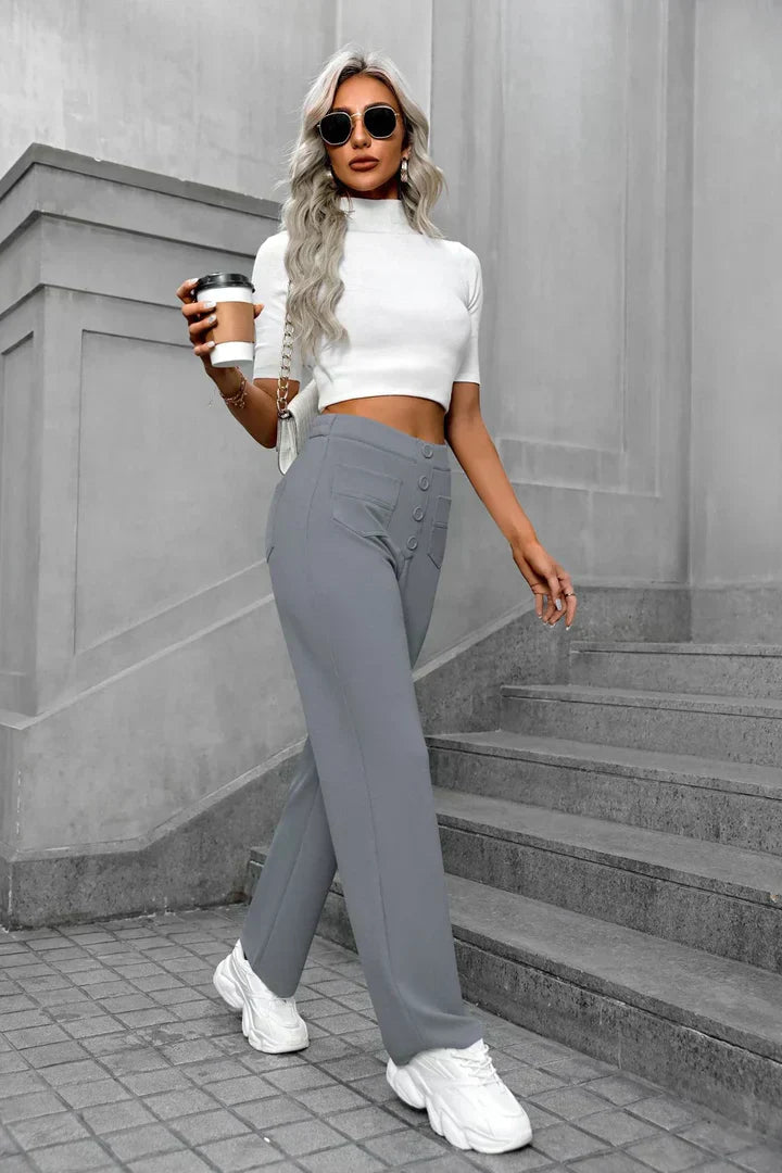 Victoria | High-Waisted Trousers - ginlerie 1