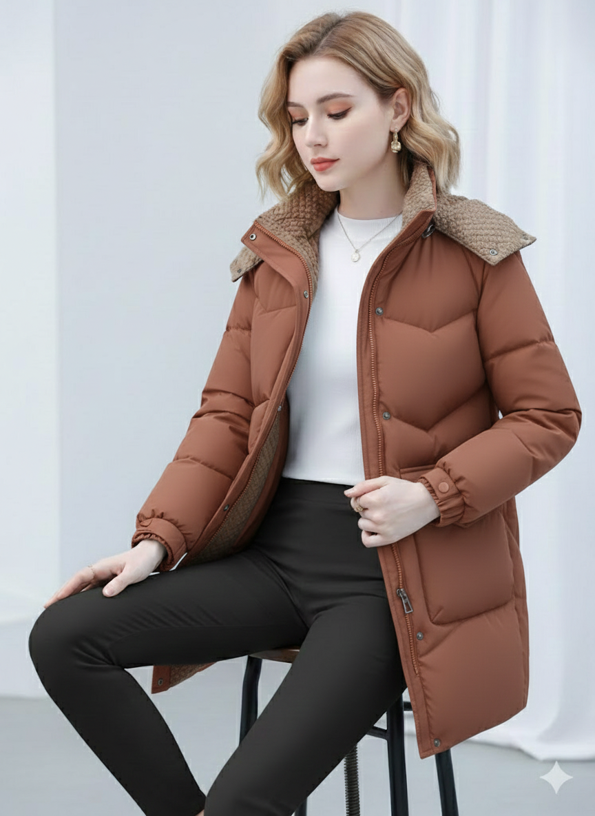 Victoria | Hooded Puffer Coat - ginlerie 4