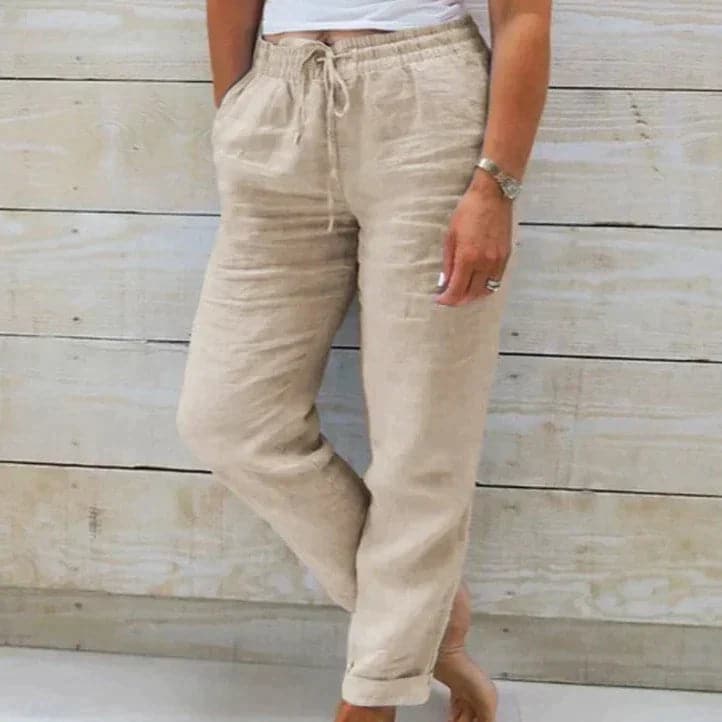 Victoria | Lightweight Linen Pants - ginlerie 1