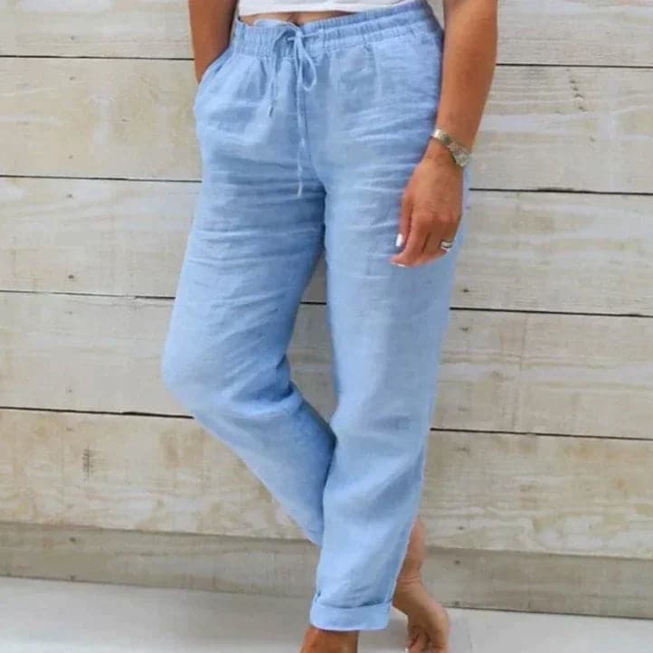 Victoria | Lightweight Linen Pants - ginlerie 2