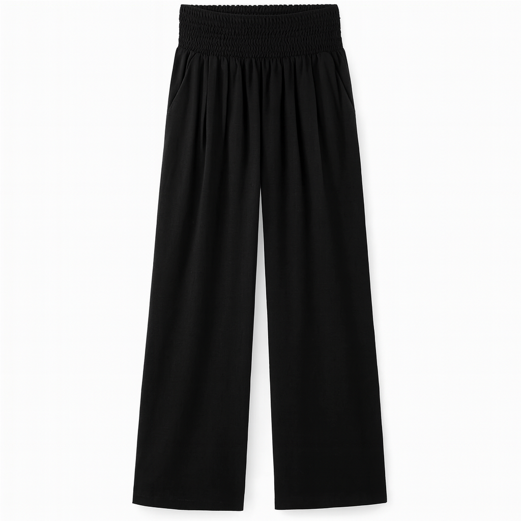Victoria | Lightweight Wide-Leg Trousers - ginlerie 0
