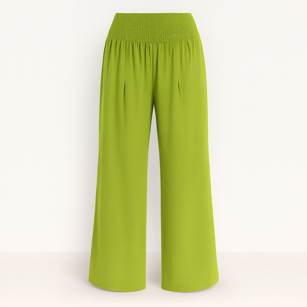 Victoria | Lightweight Wide-Leg Trousers - ginlerie 1