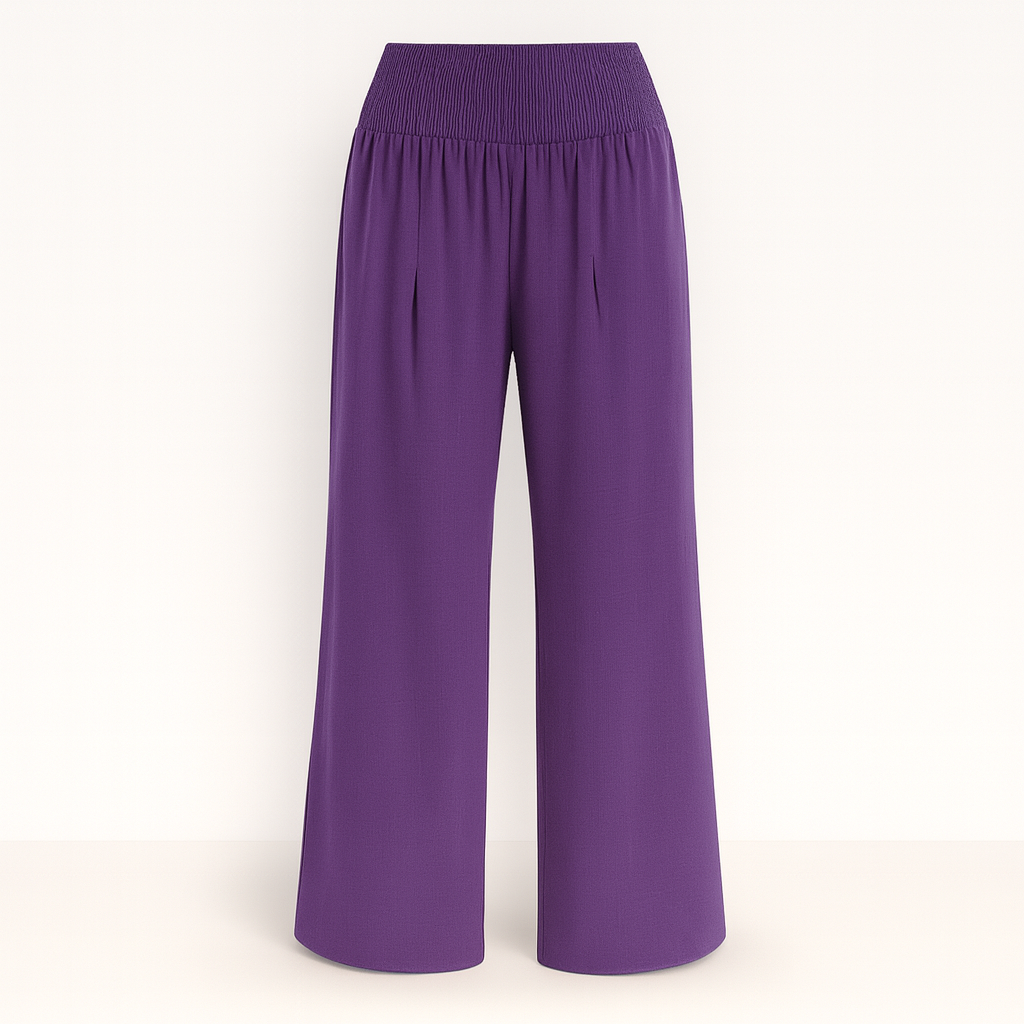 Victoria | Lightweight Wide-Leg Trousers - ginlerie 8