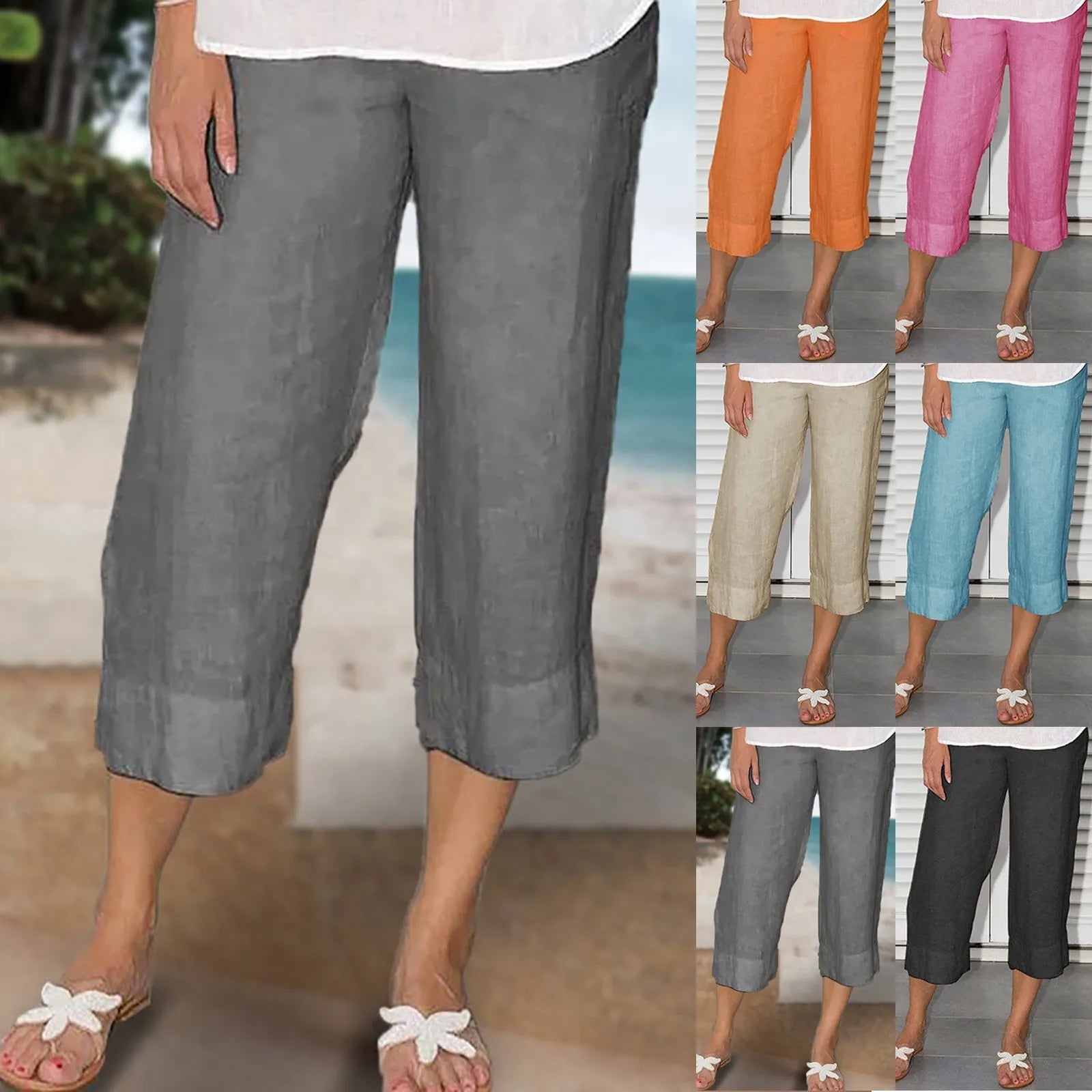 Victoria | Relaxed Linen Trousers - ginlerie 1