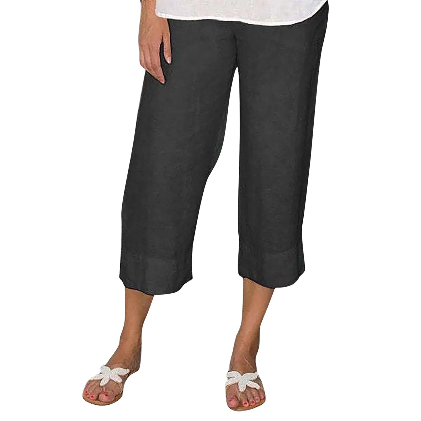 Victoria | Relaxed Linen Trousers - ginlerie 4