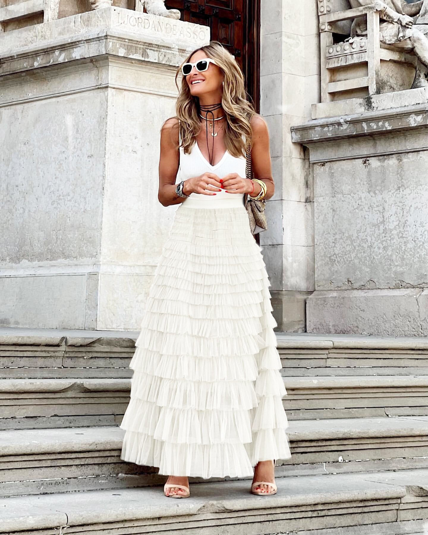 Victoria | Tulle Midi Skirt - ginlerie 6