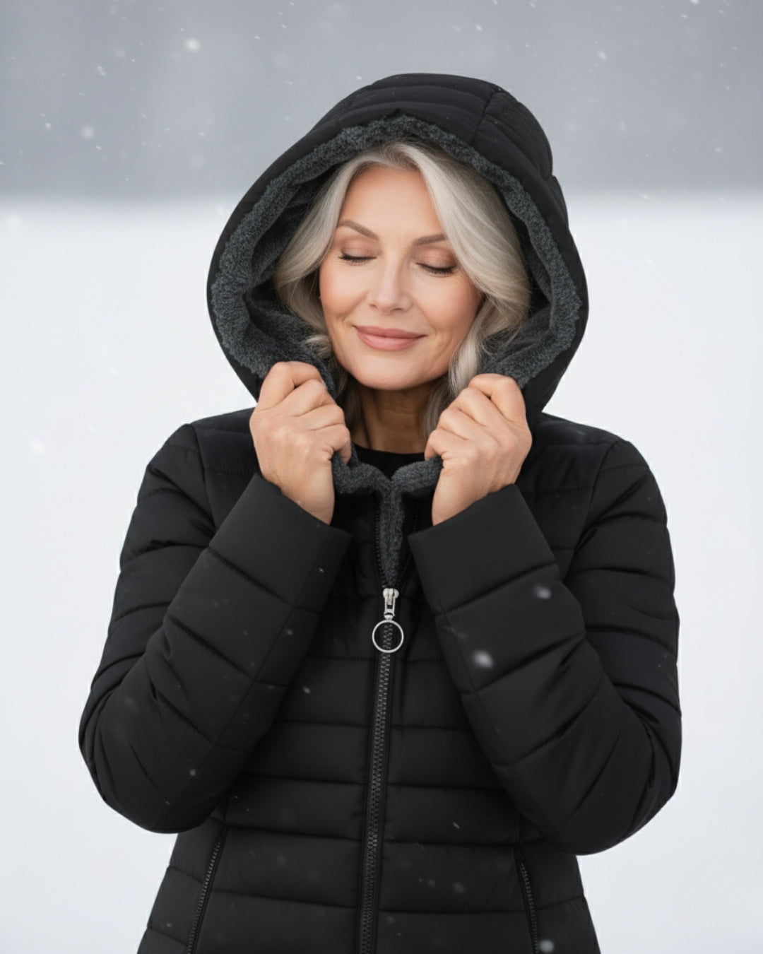 Willow | Fleece-Lined Puffer Jacket - ginlerie 6