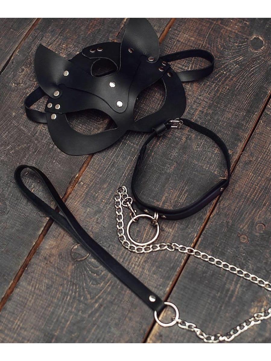 Leony's Sweet Kitty Set (Mask + Choker) - ginlerie