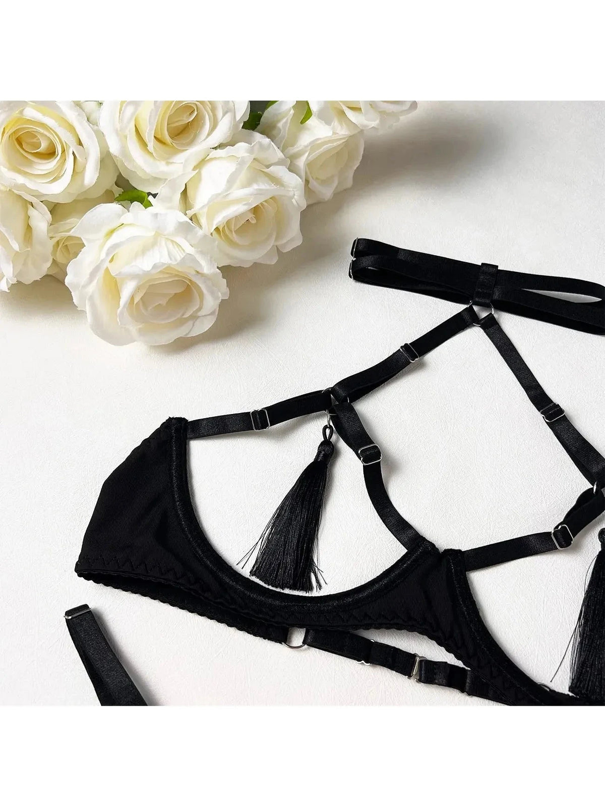 Layla | Tassle Lingerie Set - ginlerie