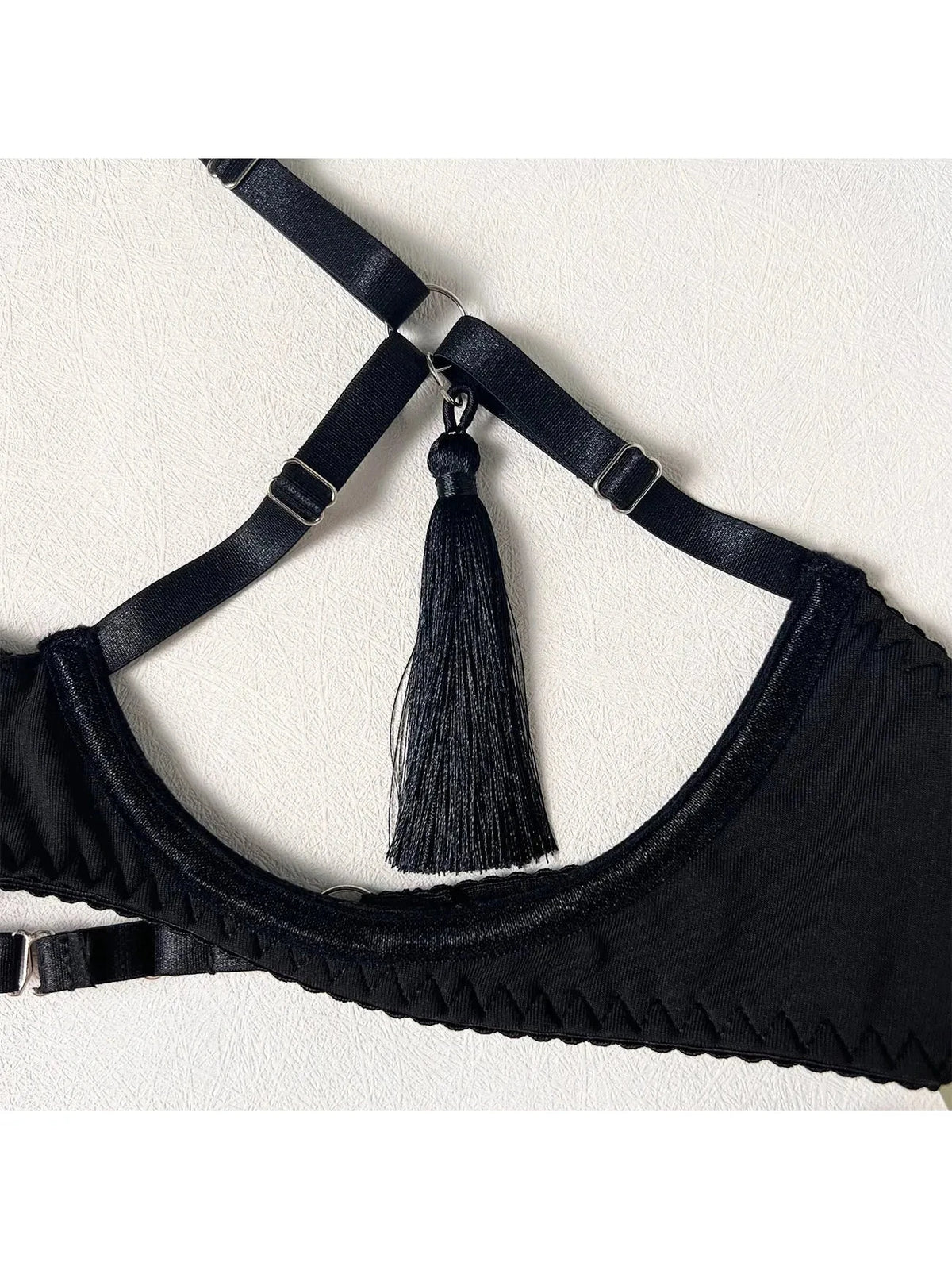 Layla | Tassle Lingerie Set - ginlerie