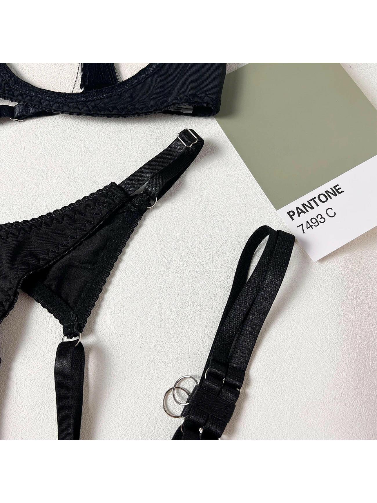 Layla | Tassle Lingerie Set - ginlerie